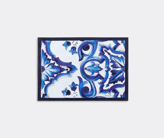 Dolce&amp;Gabbana Casa 'Blu Mediterraneo' linen placemat and napkin set, multicolor MULTICOLOUR DGCA22SET801MUL
