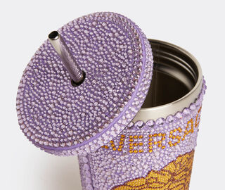 Versace 'Medusa' studded travel cup mug, lilac LILAC VERS22TRA563LIL