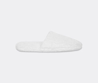 Dolce&amp;Gabbana Casa Jacquard slippers with D&amp;G logo, white WHITE DGCA25WHI031WHI