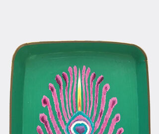 Les-Ottomans Iron tray, rectangle MULTICOLOUR OTTO20IRO399MUL