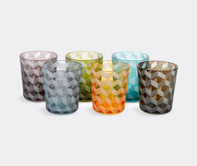 POLSPOTTEN 'Blocks' tumbler, set of six MULTICOLOUR POLS22TUM482MUL