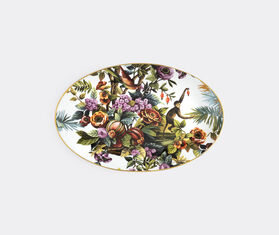 Simone Guidarelli Home 'Jungle' oval platter, multicolor MULTICOLOUR SIMO26JUN638MUL