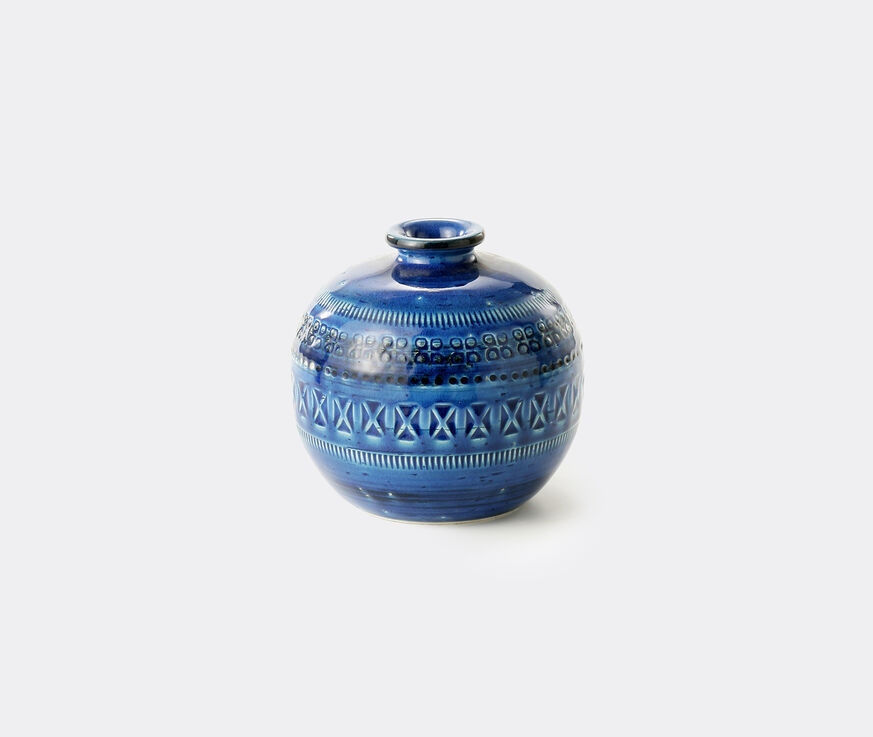 Bitossi Ceramiche 'Rimini Blu' bowl vase, large  BICE20VAS213BLU