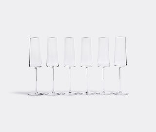 Ichendorf Milano 'Manhattan' champagne flute, set of six TRANSPARENT ICMI15FLU339TRA