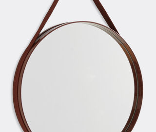 Hay 'Strap Mirror No 2', dark brown BROWN HAY122STR261BRW