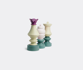 Nuove Forme 'Chess Tower', green and purple MULTICOLOUR NUFO22SCA410MUL