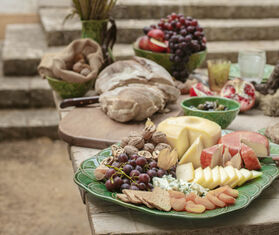 Bordallo Pinheiro &#39;Bosque&#39; deer tray MULTICOLOUR BOPI22BOS964MUL