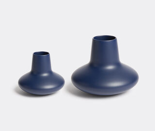 Georg Jensen 'Koppel Wave' blue vase, medium BLUE GEJE18KOP749BLU