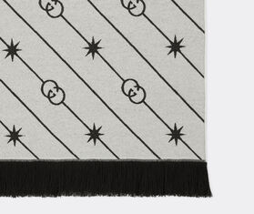Gucci 'Diagonal' plaid blanket, black BLACK GUCC22PLA140BLK