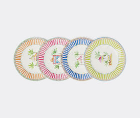 Lisa Corti &#39;Sariska&#39; dessert plate, set of four, multicolor MULTICOLOUR LICO25SET817MUL