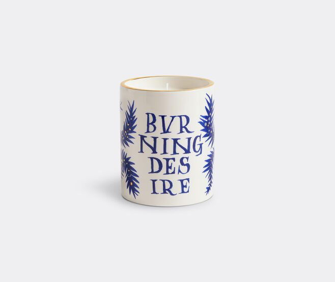 L'Objet 'Burning Desire' scented candle, white, blue and gold MULTICOLOUR LOBJ25RUA697MUL