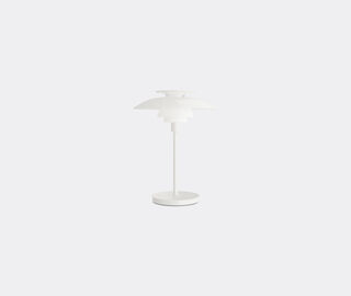 Louis Poulsen 'PH 2/1 80' LED portable lamp, opal white, UK plug WHITE LOPO25PH939WHI