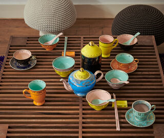 POLSPOTTEN 'Grandpa' Asian bowl, set of four, multicolor MULTICOLOUR POLS24ASI046MUL