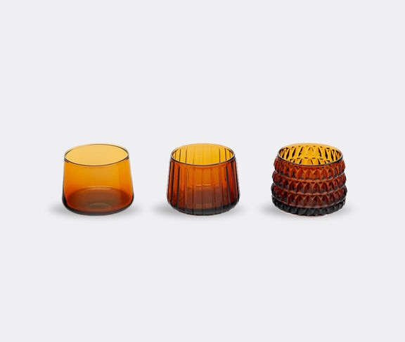 XLBoom 'Dim' tealight, set of three, amber AMBER XLBO23DIM373AMB