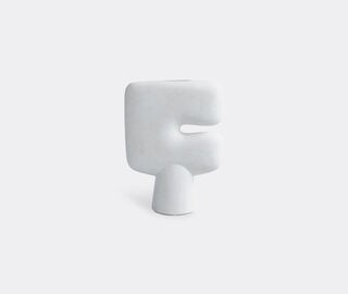 101 Copenhagen 'Tribal' vase, white WHITE COPH22TRI648WHI