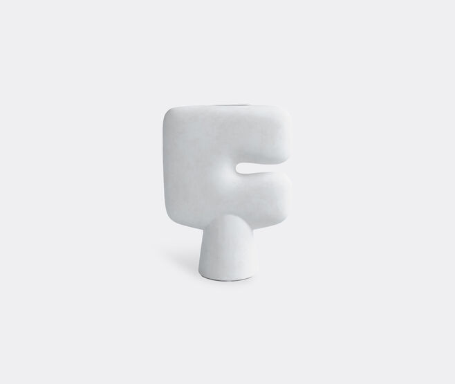 101 Copenhagen 'Tribal' vase, white WHITE COPH22TRI648WHI