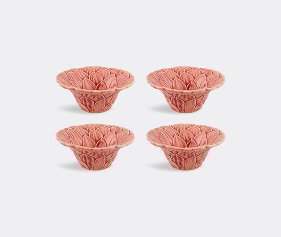 Bordallo Pinheiro 'Maria Flor' bowl, set of four, pink undefined ${masterID}