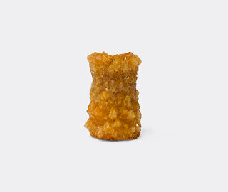 Mineral Series 'Crystal' vase, small, aureate yellow ORANGE MISE26SMA493ORA