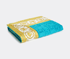 Versace 'I Love Baroque' beach towel, Capri blu BLUE VERS22BEA083BLU