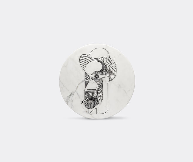 Editions Milano 'Marblelous VI' plate MULTICOLOUR EDIT20MAR514WHI
