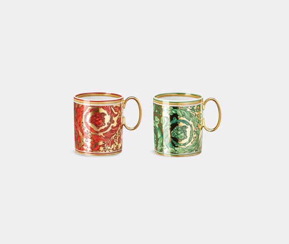 Rosenthal 'Medusa Garland' mug, set of two, red and green multicolor ROSE23MED333MUL