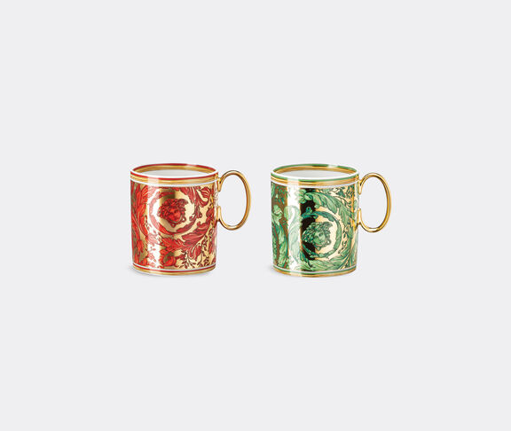 Rosenthal 'Medusa Garland' mug, set of two, red and green undefined ${masterID}
