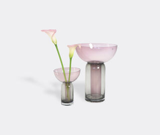 AYTM 'Torus' vase, small, rose BLACK AYTM23TOR395PIN