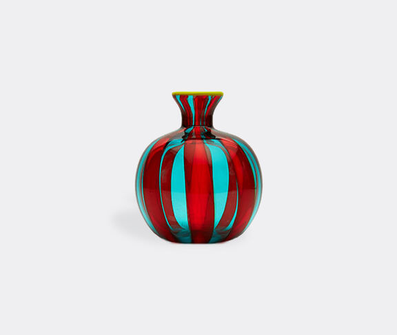 La DoubleJ 'Ciccio' vase, red and turquoise undefined ${masterID}