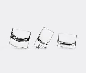 Rony Plesl Studio 'Gradus' glass, set of two TRANSPARENT ROPL17GRA703TRA
