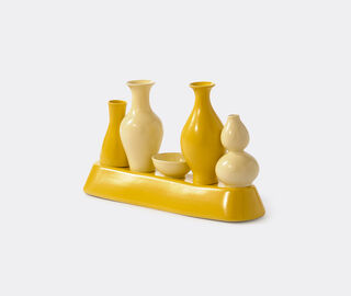 POLSPOTTEN 'Shanghai' vase, yellow YELLOW POLS24SHA100YEL