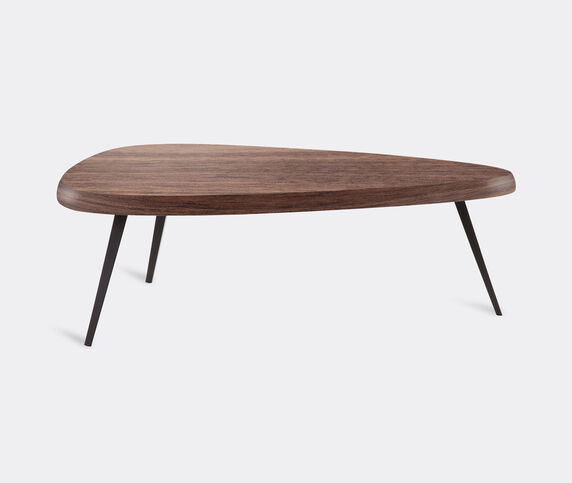 Cassina 'Mexique' low table, walnut Brown and black CASS21MEX626BRW