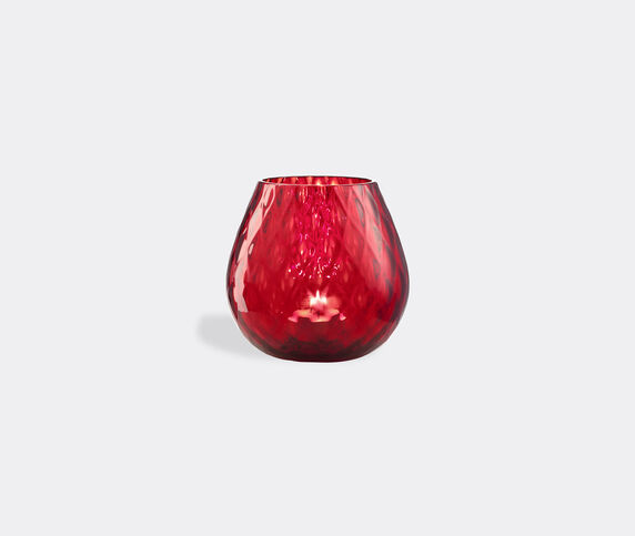 NasonMoretti 'Macramé' candle holder, medium, red