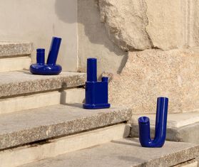 Wood'd 'Weed'd Bong SB001', blue BLUE WOOD22BON751BLU