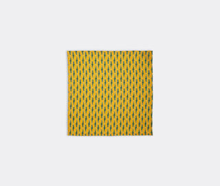 La DoubleJ 'Como Fish' large napkin, set of two, yellow YELLOW LADJ23LAR880MUL
