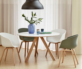 Hay &#39;Juice&#39; high vase, blue and white BLUE HAY119JUI513BLU