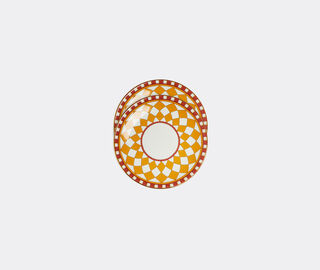 La DoubleJ 'Apollo' side plate, set of two, multicolor MULTICOLOUR LADJ24APO410MUL