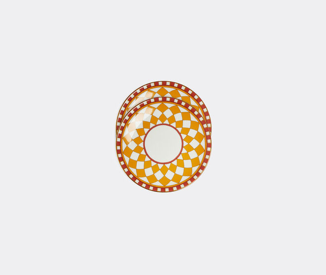 La DoubleJ 'Apollo' side plate, set of two, multicolor MULTICOLOUR LADJ24APO410MUL