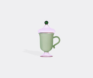 Ichendorf Milano 'Sogni D&rsquo;Oriente' mug, lilac and green MULTICOLOUR ICMI25SOG167MUL