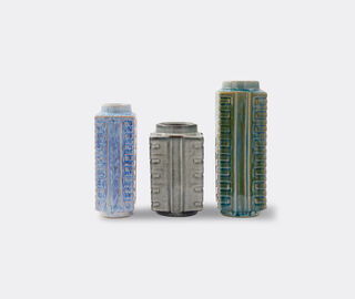 POLSPOTTEN 'Small City' vase, set of three, multicolor MULTICOLOUR POLS25VAS693MUL