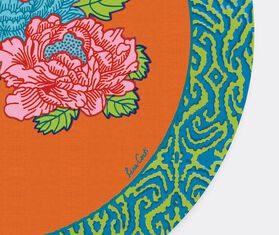 Lisa Corti 'Masonite' round placemat, set of two, kauai orange ORANGE LICO23MAS448MUL
