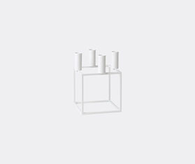 Audo Copenhagen &#39;Kubus 4&#39; candleholder, white WHITE BYLA22KUB040WHI