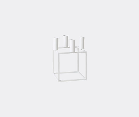 Audo Copenhagen 'Kubus 4' candleholder, white undefined ${masterID}