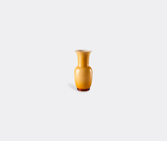Venini 'Opalino' vase, S, amber amber, white ${masterID}