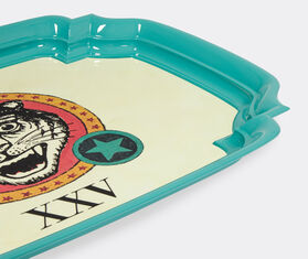Gucci 'Sprovveduta Et&agrave;' chiselled metal tray, large MULTICOLOUR GUCC18CHI438GRN