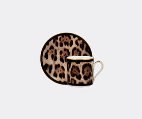 Dolce&amp;Gabbana Casa 'Leopardo' espresso cup and saucer MULTICOLOUR DGCA22POR801MUL