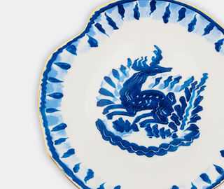 Seletti Classic on Acid, Deer' dessert plate BLUE SELE23DES305MUL