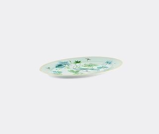 Aquazzura Casa 'Secret Garden' oval platter GREEN AQUA23SEC230GRN