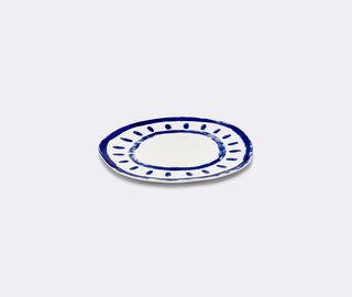 Serax 'Line-Up 01' serving plate, blue and white WHITE SERA26SER044WHI