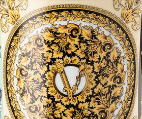 Rosenthal &#39;Barocco Mosaic&#39; mug with lid MULTICOLOUR ROSE23MUG197MUL