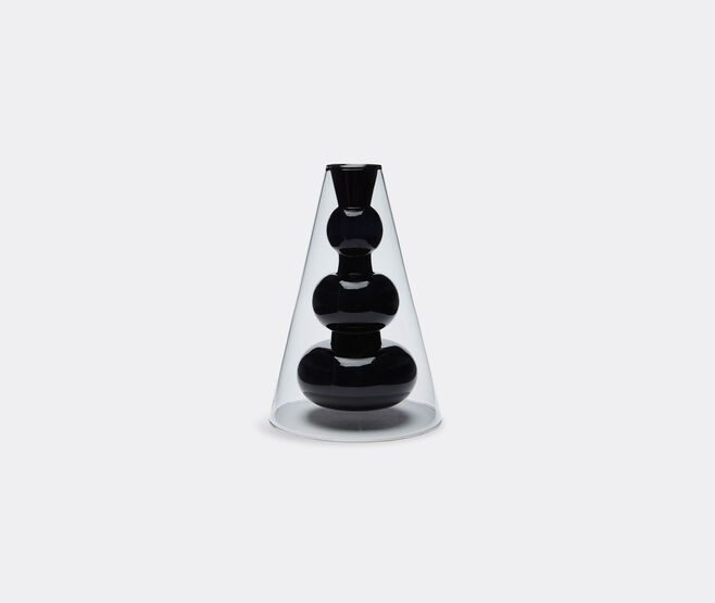 Tom Dixon 'Bump' vase, cone, black BLACK TODI23BUM368BLK